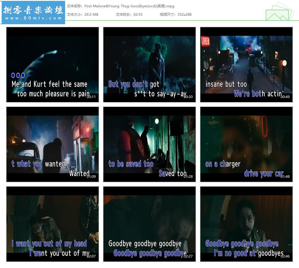 Post Malone&Young Thug-Goodbyes{vcd}(英语).jpg